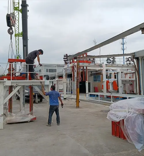 Dự án dây chuyền sản xuất gạch nhẹ của khách hàng tại Ninh Hạ đã đi vào hoạt động thành công